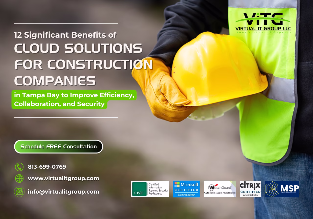 Cloud Solutions for Construction Companies: Cloud-based project management tools for construction companies in Tampa Bay