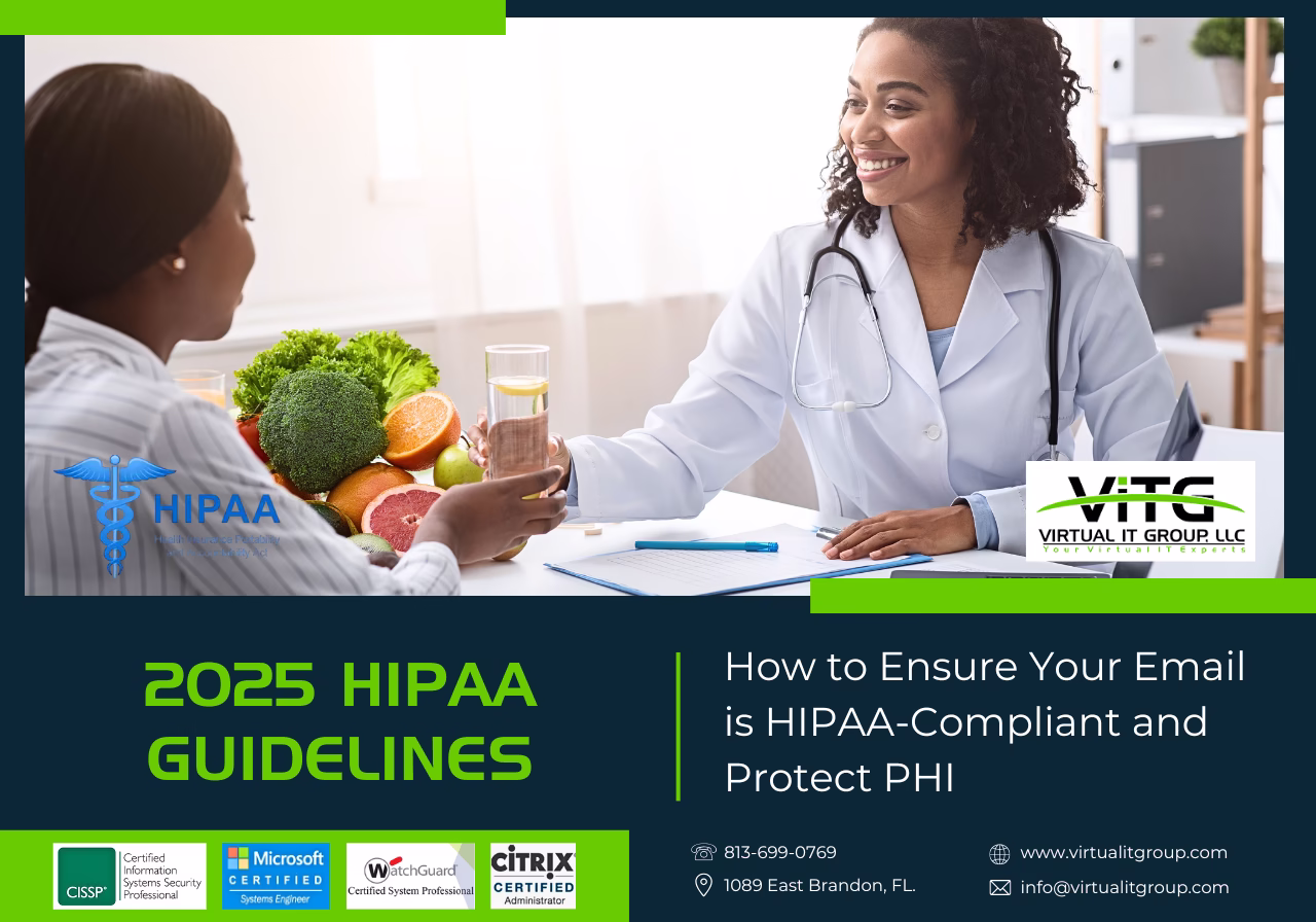 Protect PHI with secure email systems and comply with 2025 HIPAA Guidelines for healthcare providers.