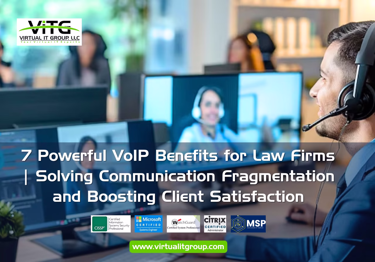 VoIP benefits for law firms: enhancing communication efficiency and client satisfaction.
