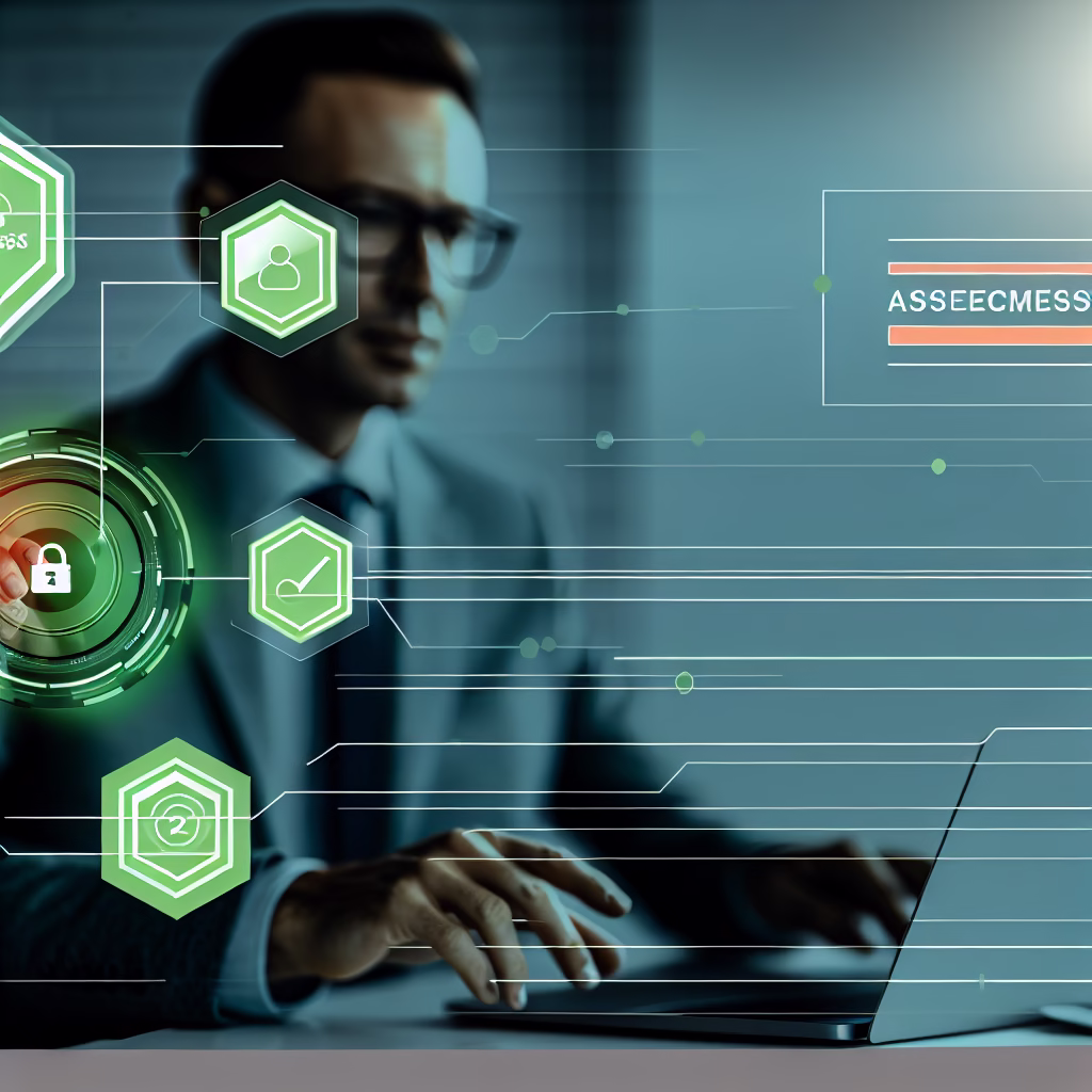 Cybersecurity assessment process diagram for Lakeland businesses