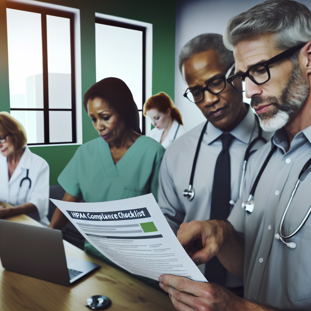 Small healthcare practice reviewing HIPAA compliance checklist for Plant City businesses