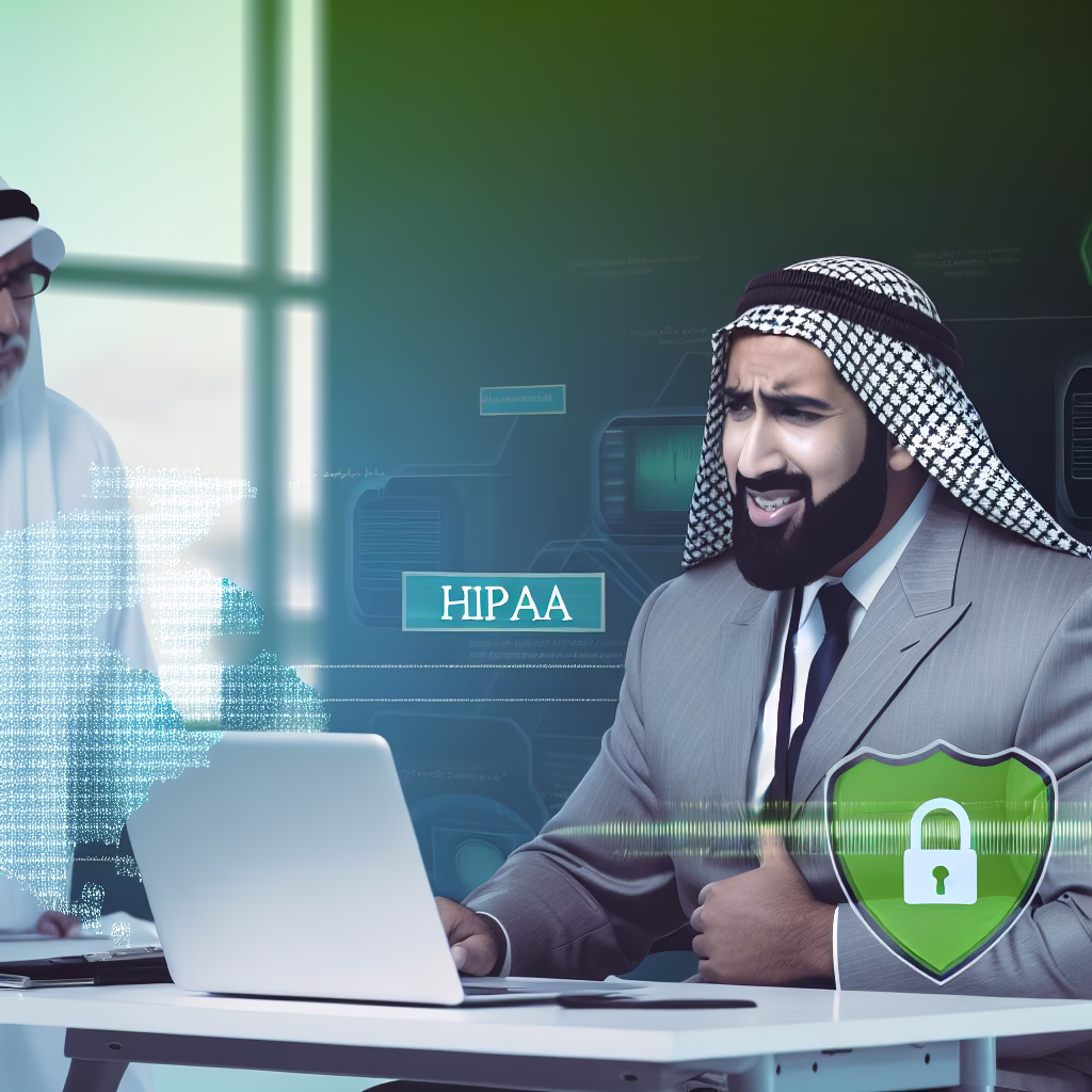 IT professional conducting HIPAA security assessment for Plant City businesses