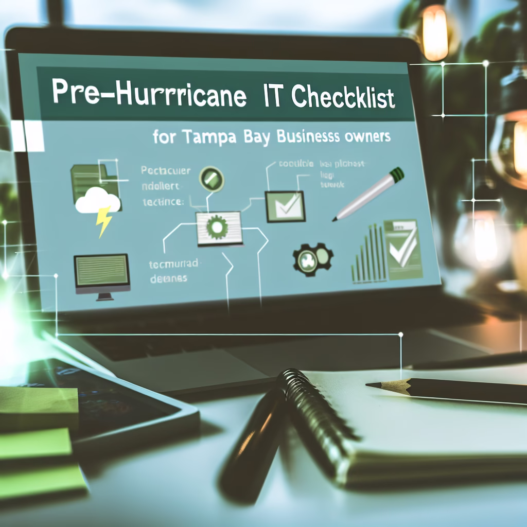 Pre-hurricane IT checklist for Tampa Bay business owners