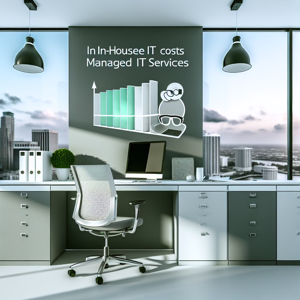 Comparison chart of in-house IT costs versus managed IT services for Clearwater businesses