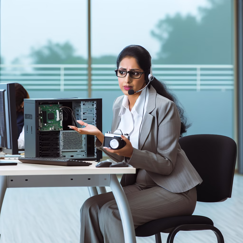 Virtual IT Group technician providing on-site IT support for Brandon businesses